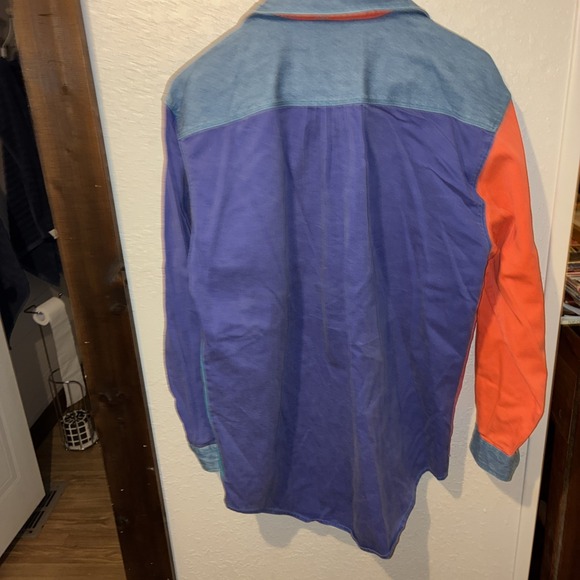 Vtg County Seat Nuovo Shirt Womens Small Striped Casual Button Up Western - Picture 6 of 7